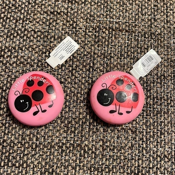 Lot of 2 “Little Spender!” Plastic change holders with key chain​ - Picture 1 of 3